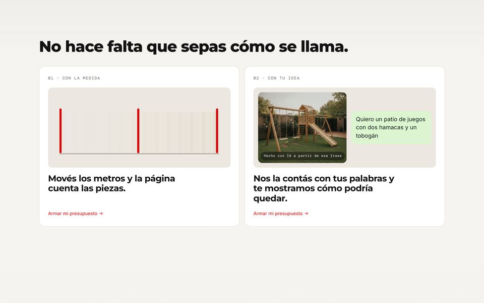 Presupuesto por medidas o contando la idea con palabras